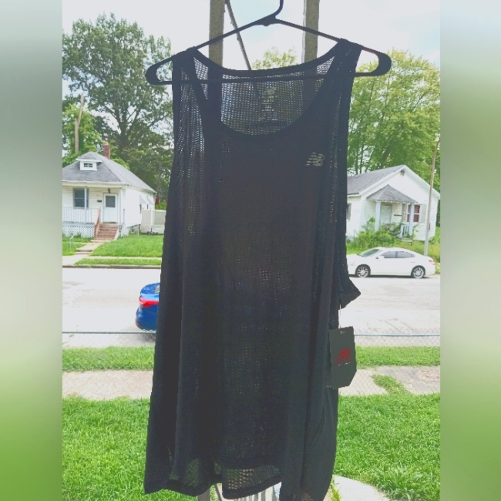 New Balance black tank top